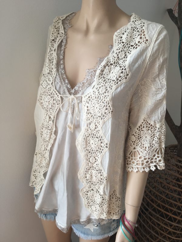 Gilet *Dentelle d'Ibiza*